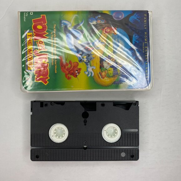 Family Home Entertainment Tom & Jerry The Movie VHS Tape Clamshell Case Family - Picture 6 of 9